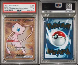 Mew ex 205/165 (Metal Hyper Rare Gold)-Pokemon 2023 Scarlet&Violet 151 UPC PSA 9 - Image 3
