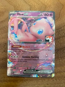 Pokemon Mew ex #151/165 English MEW 151 Play! Stamped *SMALL DENT* - Image 1