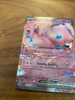 Pokemon Mew ex #151/165 English MEW 151 Play! Stamped *SMALL DENT* - Image 2