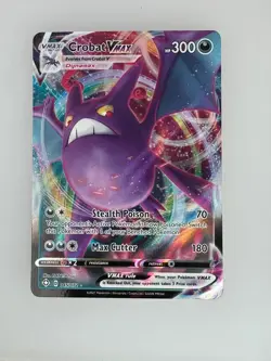 2021 Pokemon Shining Fates Crobat VMAX 045/072 - Image 1