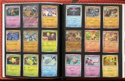 Pokemon Scarlet & Violet 151 Complete 1-165 Base Set + Holo Energies+ Binder - Image 5