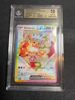BGS PRISTINE 10 Pokemon Eevee EX Black Star Promo Fruit Salad Eevee Pop 2 - Image 1
