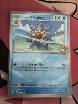 Pokemon Destined Rivals - Misty’s Starmie - 047/182 - Reverse Holo - M/NM - Image 1