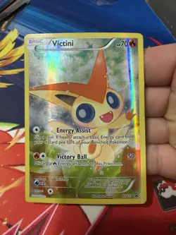Victini XY117 Holo Full Art Pokemon TCG XY Black Star Promo 2016 - Image 1