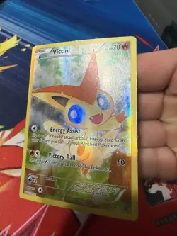 Victini XY117 Holo Full Art Pokemon TCG XY Black Star Promo 2016 - Image 3