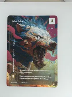 Wonders of the First Sabre-Relex Formless Foil Alt Art Call of the Stones CoTS - Image 1