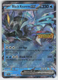 Black Kyurem ex (Surging Sparks Stamped) Double Rare Jumbo Cards 048/191 NM - Image 1