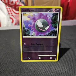 Gastly Pokemon TCG Diamond And Pearl Reverse Holo Common Card #82/130 - Image 1