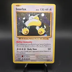 Pokemon TCG Snorlax XY179 Holo Promo 2016 Card - Image 1