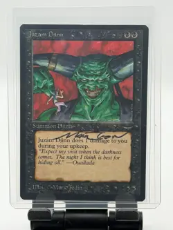 Juzam Djinn Signed Artist Auto MTG Magic Arabian Nights Near Mint Vintage 🔥 - Image 1