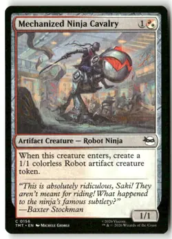 Mechanized Ninja Cavalry 0156 Common Magic: The Gathering Near Mint - Image 1