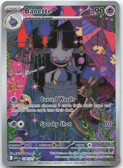 Banette 234/217 Illustration Rare Ascended Heroes Pokemon Near Mint - Image 1