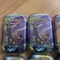 Pokemon Prismatic Evolutions Mini Tins SET of 8 New Sealed - Image 2