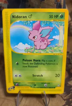 MINT Nidoran 96/147 Pokemon Aquapolis 2003 Non-Holo Card - Image 1