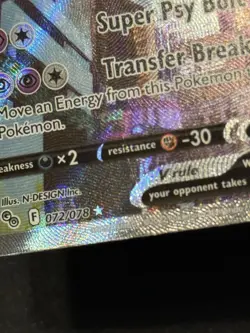 Mewtwo V (Alternate Full Art) 072/078 Pokemon GO Holo - Image 3