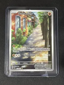 Pokemon Sudowoodo 219/193 Paldea Evolved Illustration Rare Holo HP 110 English - Image 1