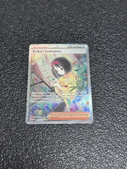 Erika's Invitation 203/165 Pokemon TCG Scarlet & Violet Trainer Supporter - Image 1