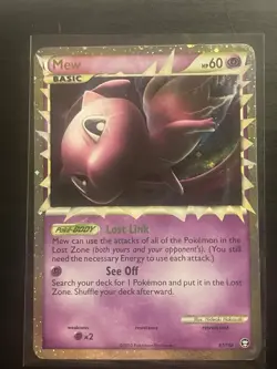 Pokemon Mew TCG 2010 Prime Triumphant Rare Holo Card 97/102 LP Condition - Image 1