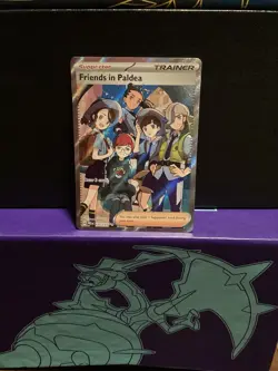 Pokemon TCG Trainer Friends in Paldea Ultra Rare Holo Card 137/131 Prismatic - Image 1