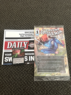 PAX West 2025 MTG Magic The Gathering Spider-Man Promo Comic & Sinister Six Card - Image 1