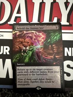 PAX West 2025 MTG Magic The Gathering Spider-Man Promo Comic & Sinister Six Card - Image 3