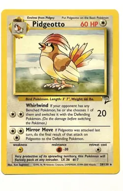 Dugtrio 23/130 Base Set 2 2000 Pokemon Card Rare NM-MINT PACK FRESH! - Image 1