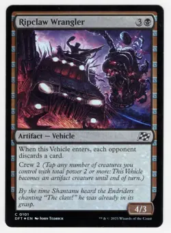 MTG Aetherdrift *FOIL* C Ripclaw Wrangler #0101 - Image 1