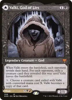 MTG - Valki, God Of Lies / Tibalt Cosmic Impostor - Showcase - Kaldheim - Magic - Image 1