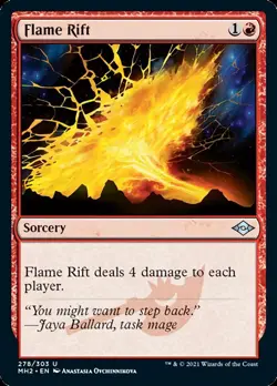 MTG Flame Rift [Modern Horizons 2] Foil Near Mint Magic - Image 1