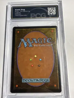 PCG 9.5 MTG Magic the Gathering Legends Giant Slug Graded GEM MINT - Image 2