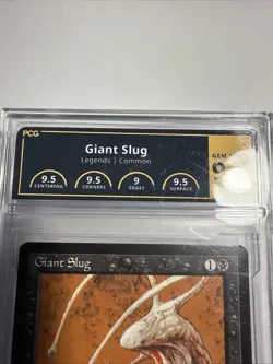 PCG 9.5 MTG Magic the Gathering Legends Giant Slug Graded GEM MINT - Image 3