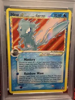 Pokemon Gold Star Mew Delta Species #101 Holo 2006 PSA 5 Dragon Frontiers 101 - Image 3