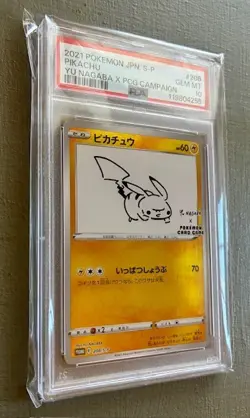 2021 Pokemon Pikachu [Yu Nagaba] 208/S-P: Sword & Shield Promos Holo (Japanese) - Image 2