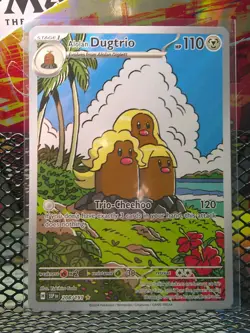 Alolan Dugtrio - 208/191 - Pokemon SV08: Surging Sparks (SSP) IR - NM~M - Image 1