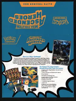 Pokemon TCG Mega Evolution Ascended Heroes Elite Trainer Box Brand New- Open Box - Image 5