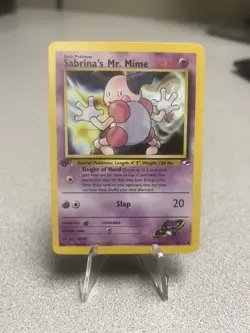 2000 Pokemon Sabrina’s Mr. Mime 1st Ed #94 - Image 1