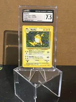 1999 Pokemon Raichu Holo #14 CGC 7.5 - Image 1