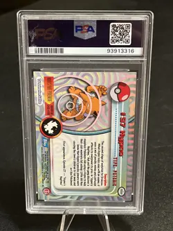 2000 Topps Pokemon TV Hypno #97 PSA 7 - Image 2