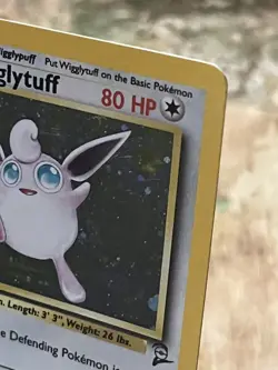 2000 Pokemon Wigglytuff Holo Base II #19 - Image 3
