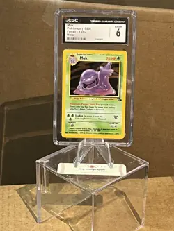 1999 Pokemon Muk 13/62 Fossil Holo CGC 6 - Image 1