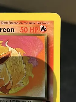 2000 Pokemon Dark Flareon 35/82 Team Rocket 1st First Edition - Image 3