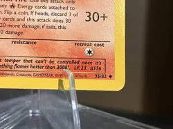 2000 Pokemon Dark Flareon 35/82 Team Rocket 1st First Edition - Image 4