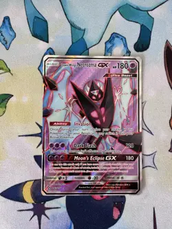 Dawn Wings Necrozma GX 143/156 Ultra Rare Ultra Prism Pokemon Card - Image 1