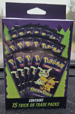 Pokemon TCG Trick or Trade Hanger Box 15 Packs In Hand Brans New Sealed - Image 1