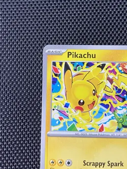 Pikachu SVP 225 World Championship 2025 Scarlet & Violet Promo Pokemon Card NM - Image 2