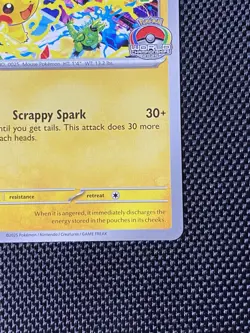 Pikachu SVP 225 World Championship 2025 Scarlet & Violet Promo Pokemon Card NM - Image 4