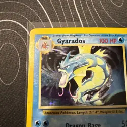 Pokemon Vintage Holo Gyarados 6/102 Base Set WoTC 1999 - Image 2