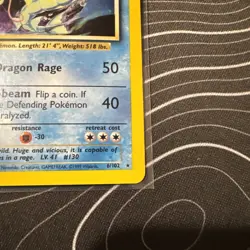 Pokemon Vintage Holo Gyarados 6/102 Base Set WoTC 1999 - Image 5