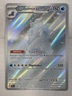 Crabominable IR 149/142 - S&V: Stellar Crown Illustration Rare Pokemon TCG (NM) - Image 1