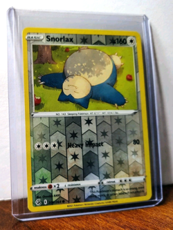 POKEMON SNORLAX 206/264 REVERSE HOLO FUSION STRIKE LP - Image 5